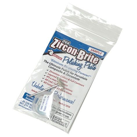 Zircon Brite Paste Sample