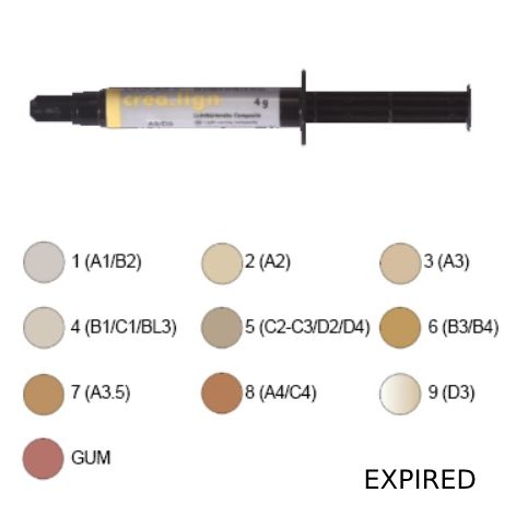 Crealign Opaque 9 D3 Light Cure Composite 1pce (EXPIRY 10/2024)