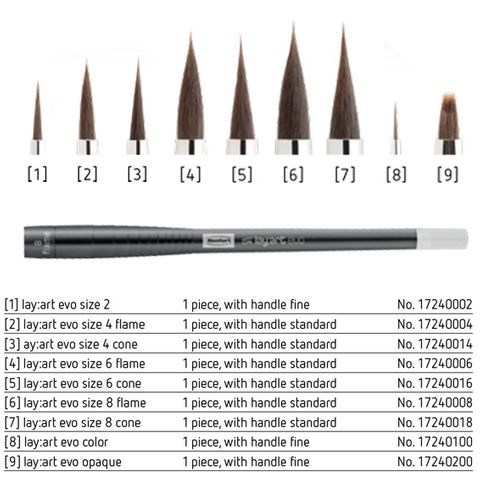 LayArt Evo Size 6 Cone with Standard Handle