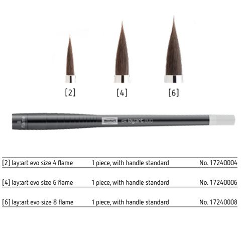 LayArt Evo Set Build Up (Standard handle, size 4, 6, 8 flame)