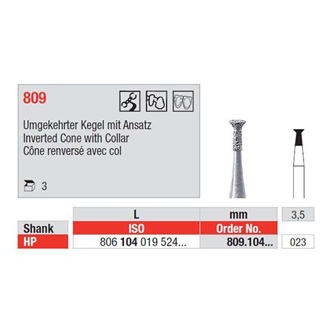 Diamond Bur 809.104.023HP