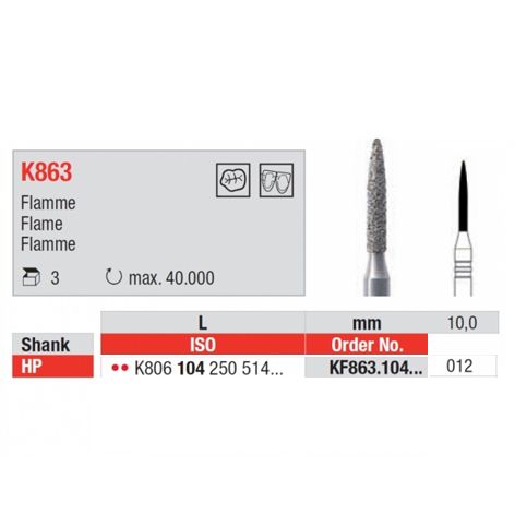 K-Diamond HP KF863.104.012 Each