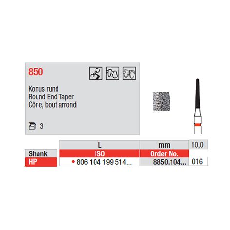 Diamond Bur 8850.014.016HP