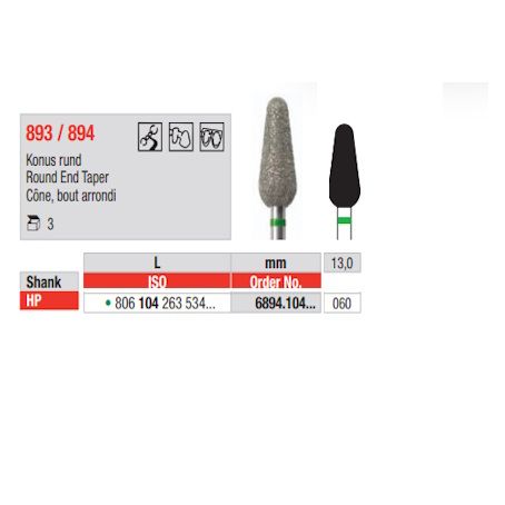 Diamond Bur 6894.104.060HP