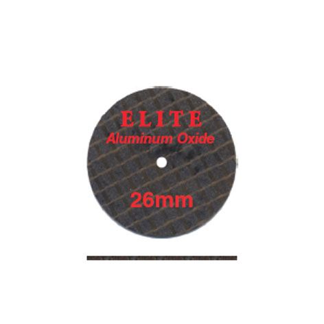 Elite Ultra Thin Aluminium Oxide Fibreglass Discs 26 x 0.25