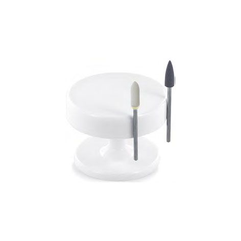 Magnetic Bur Holder - White