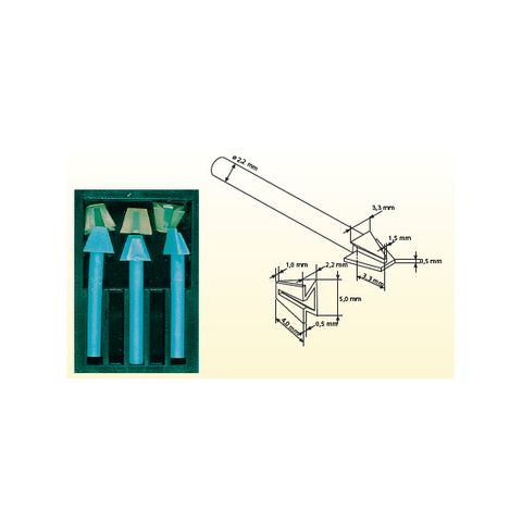 Mortice Attachment for Split Bridge 2.2mm 3xSets