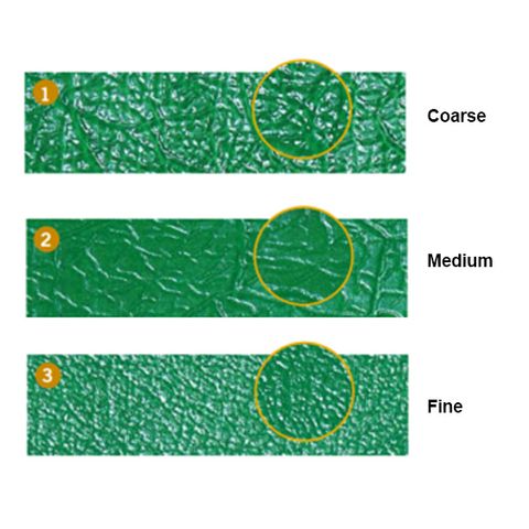Wax Sheets Fine Stipple 0.35mm Green