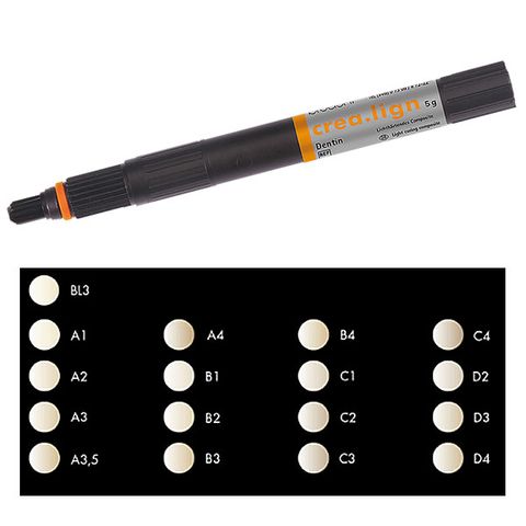 Crealign Dentine Gel C1 Light Cure Composite