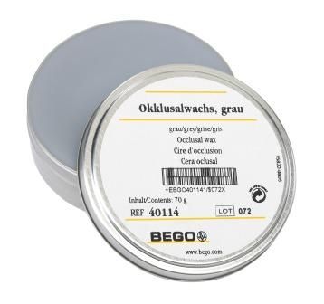 Bego Occlusal Wax Grey 70g