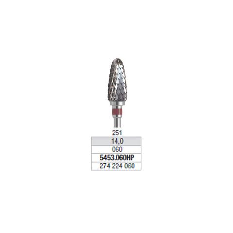 Carbide Bur 5453.060HP Denture Acrylics