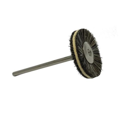 Miniature Brush Grey Leather 22mm