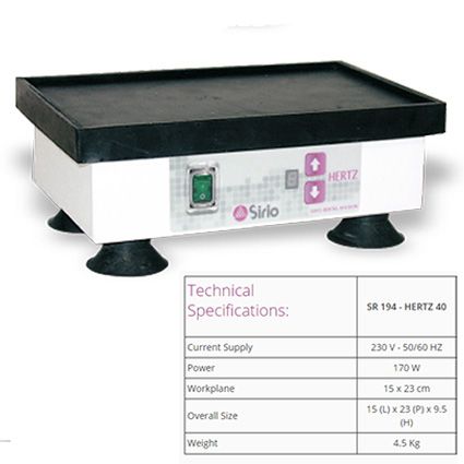 Sirio Vibrator Medium 40 Hertz 15x23cm