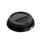 8/12/16oz (90mm) Travel Lid - Black