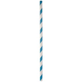 3 Ply Regular Paper Straw Blue/White