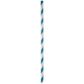 3 Ply Regular Paper Straw Blue/White