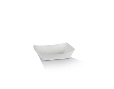 #1 Formed Food Tray - White