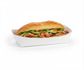 Formed Hot Dog Tray - White