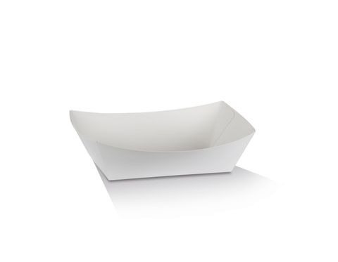 #3 Formed Food Tray - White