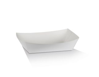 #4 Formed Food Tray - White