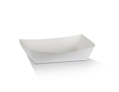 #4 Formed Food Tray - White