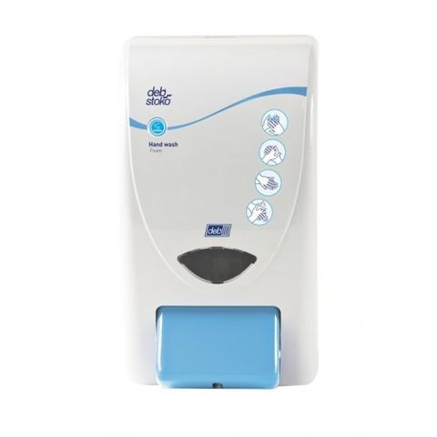 Deb Hand Soap Blue Dispenser