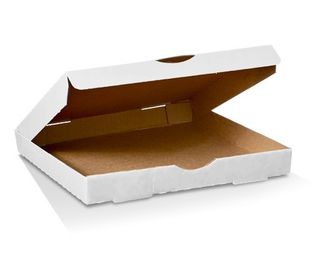 7in Plain White Pizza Box