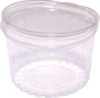 16oz (475ml) Clear Sho-Bowl Flat Lid