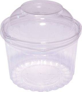 16oz (475ml) Clear Sho-Bowl Dome Lid