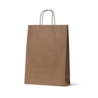 BM Twist Handle Carry Bag - Kraft