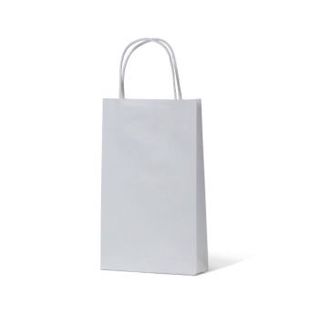 WB Twist Handle Carry Bag - White