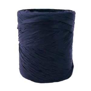 Raffia Roll - Navy Blue