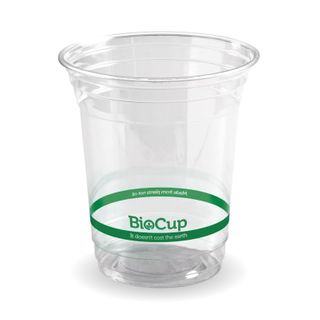 420ml PLA Cold Cup- Green Stripe