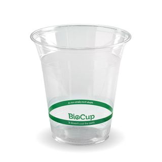 360ml PLA Cold Cup - Green Stripe