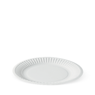 7 White Coated Paper Plate