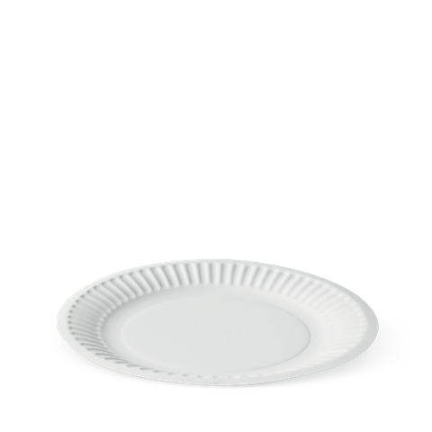 7 White Coated Paper Plate