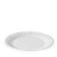9 White Coated Paper Plate