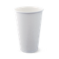 16oz PE Single Wall Hot Cup - White