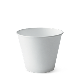 8oz (90mm) Squat Hot Cup - White