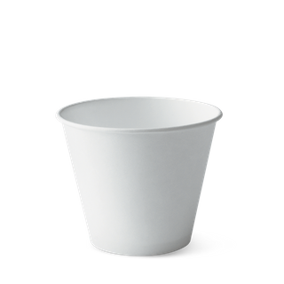 8oz (90mm PE Single Wall Hot Cup - White