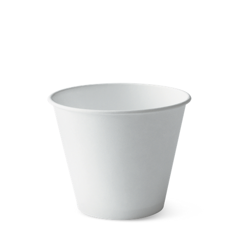 8oz (90mm PE Single Wall Hot Cup - White