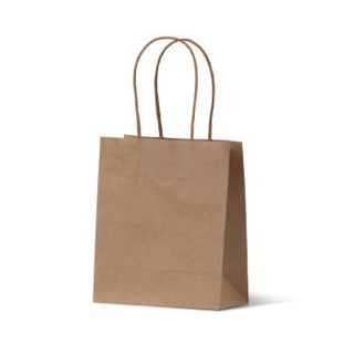 BR Twist Handle Paper Carry Bag -  Kraft