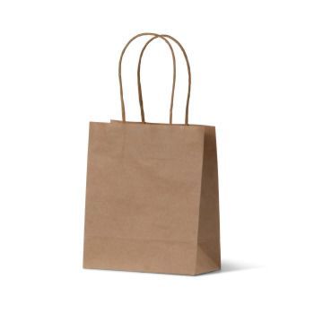 BR Twist Handle Paper Carry Bag -  Kraft