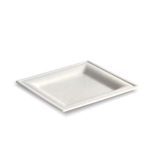 6inch (150mm) Square Sugarcane Plate