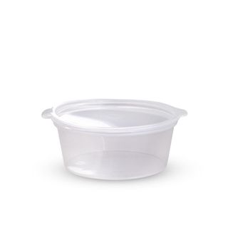 35ml Portion Cup Hinged  Lid