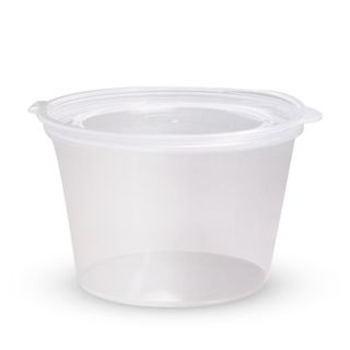 100ml Portion Cup Hinged Lid