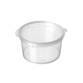 30ml Short Portion Cup Hinged Lid