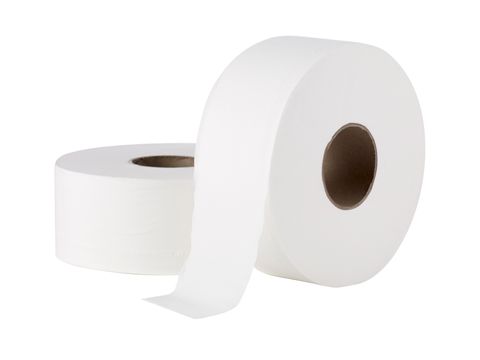 2 Ply Basics Jumbo Toilet Roll