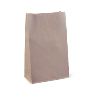 #20 Brown Heavyweight Block Bottom Bag