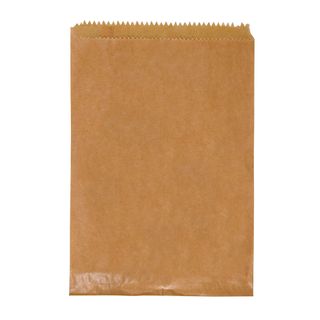 2 Flat Brown Paper Bag